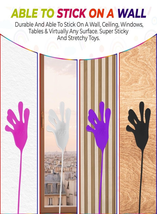 TwCare Jumbo Giant Sticky Hands, 13-in Total Length (2 Pack Assorted) Mega Large Fun Stretchy Silly String Toy for Kid Adult, Stress Anxiety ADHD Relief, Party Favors, Birthday Gift, Classroom Prizes - Image 5